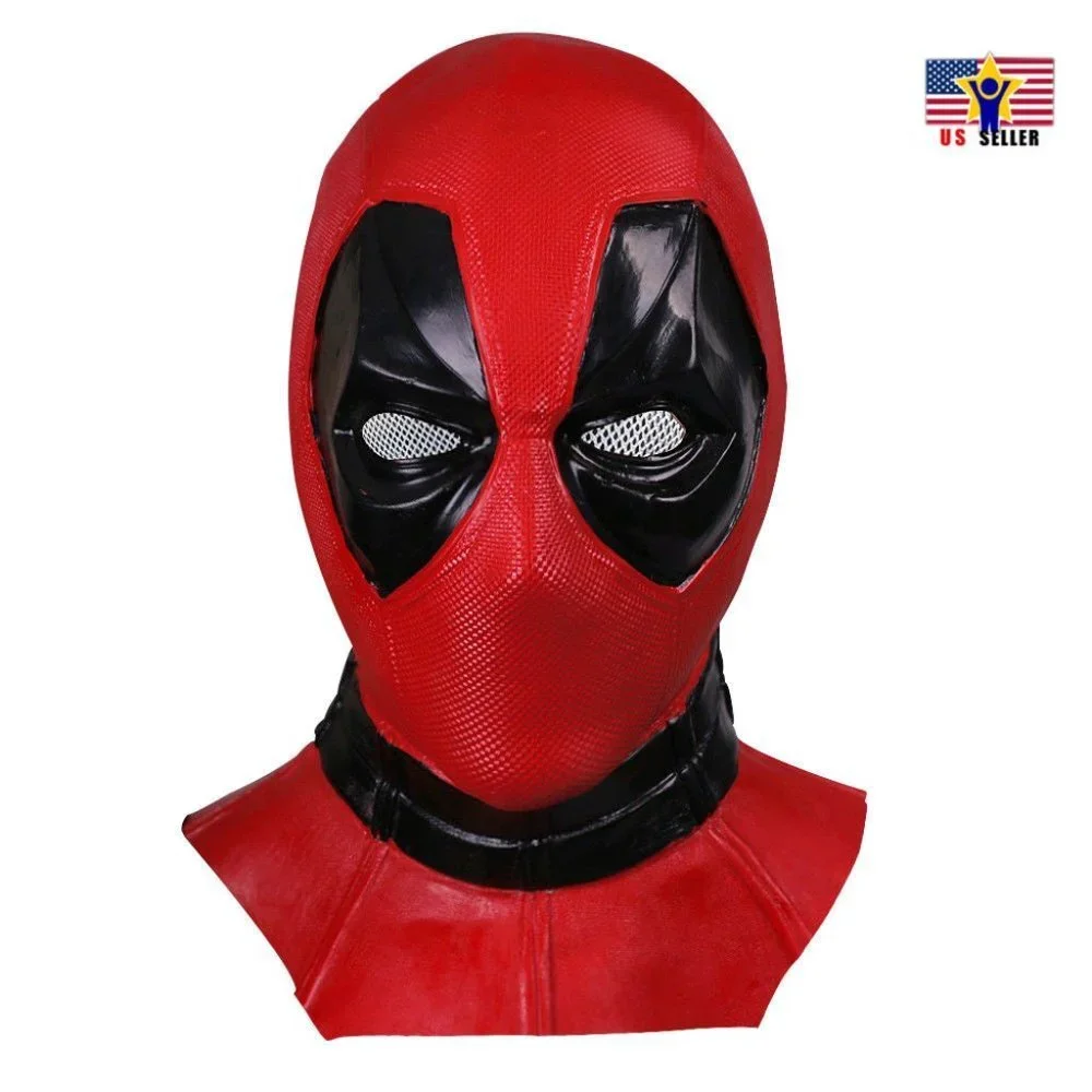 Diona J Deadpool America Helmet Latex Rubber Horror Scary Mask Halloween…